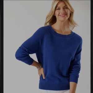Tommy Bahama Soft Sands 100% Cashmere Blue Sweater Size M
